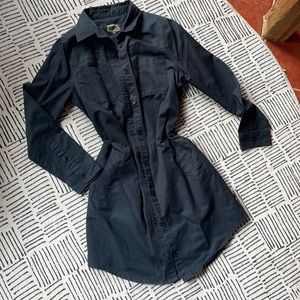 Jacket or dress button up heavy duty long sleeve shirt